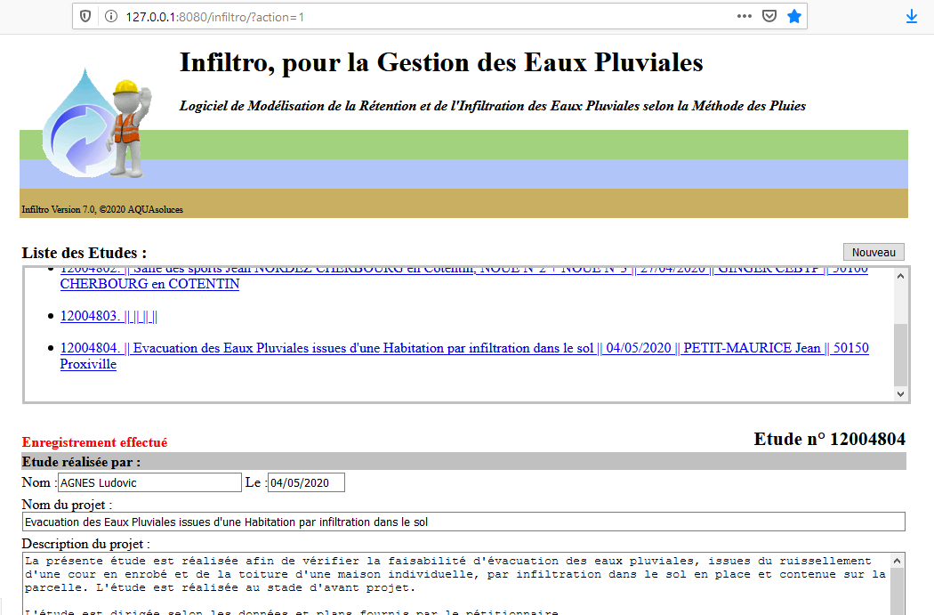 INFILTRO, par AQUAsoluces !