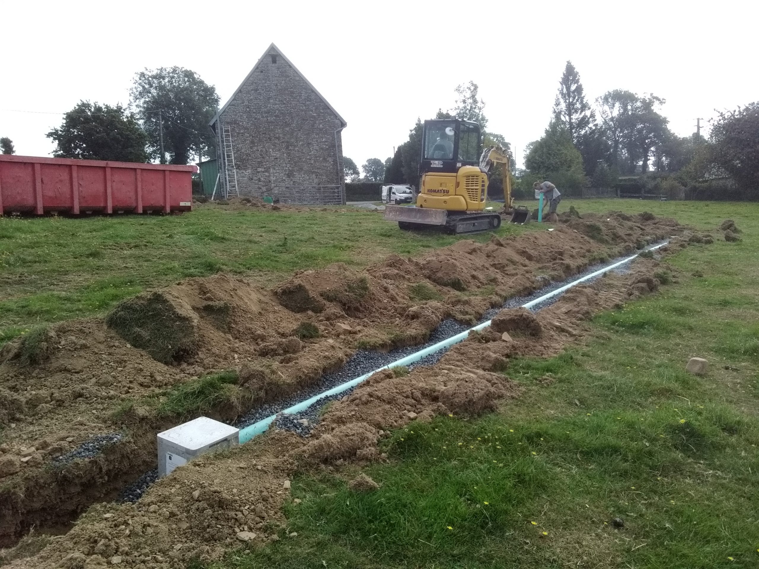 Epandage en escalier