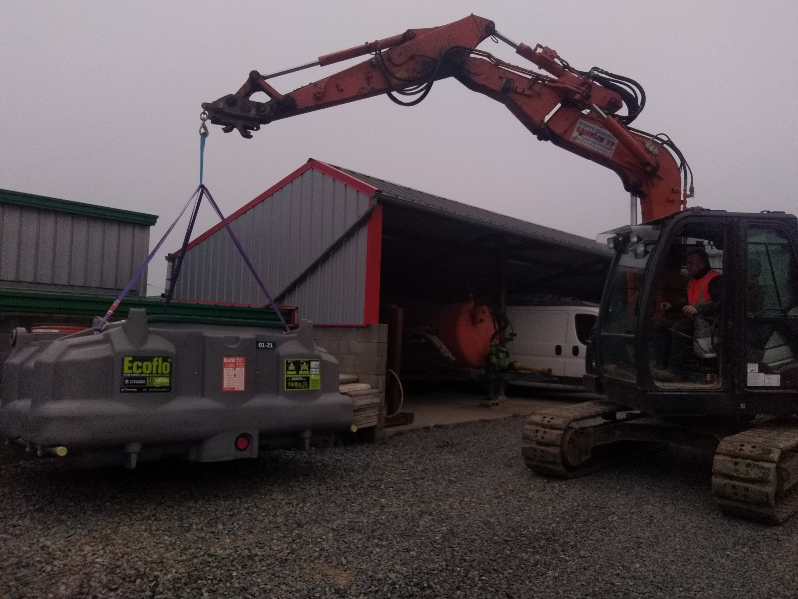 Pose d'un filtre compact