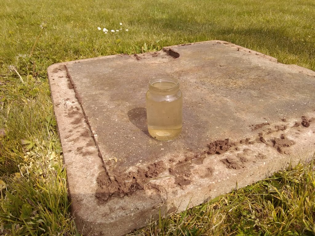 Prélèvement Micro station ATB Puroo 6 EH béton