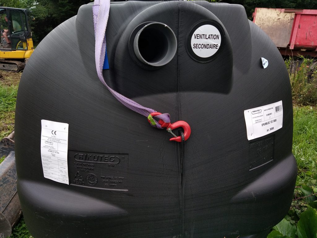 Fosse toutes eaux Rikutec 3000 L