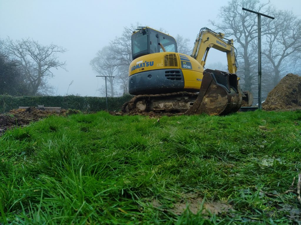 Chantier pose Micro station