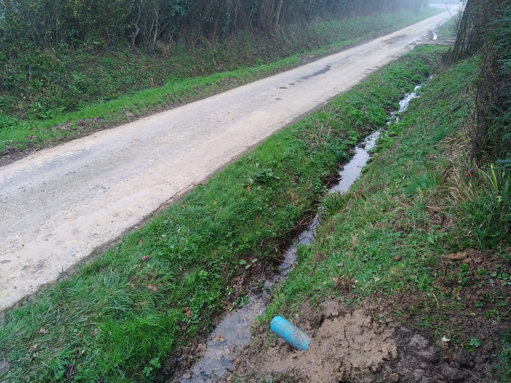 Micro station d'épuration : rejet au fossé