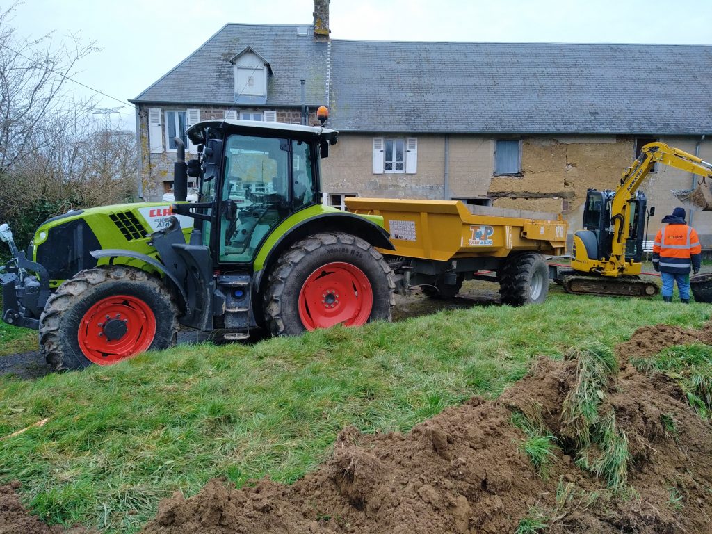 Team AQUAsoluces : Epandage FOSSEY LE BLOND TP