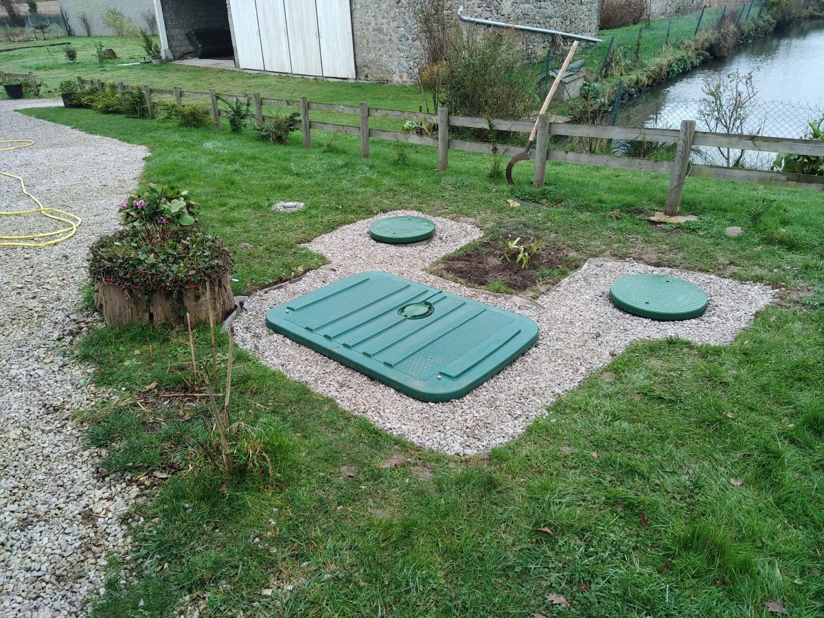 Couvercle de fosse cassé ? Pas de bol !