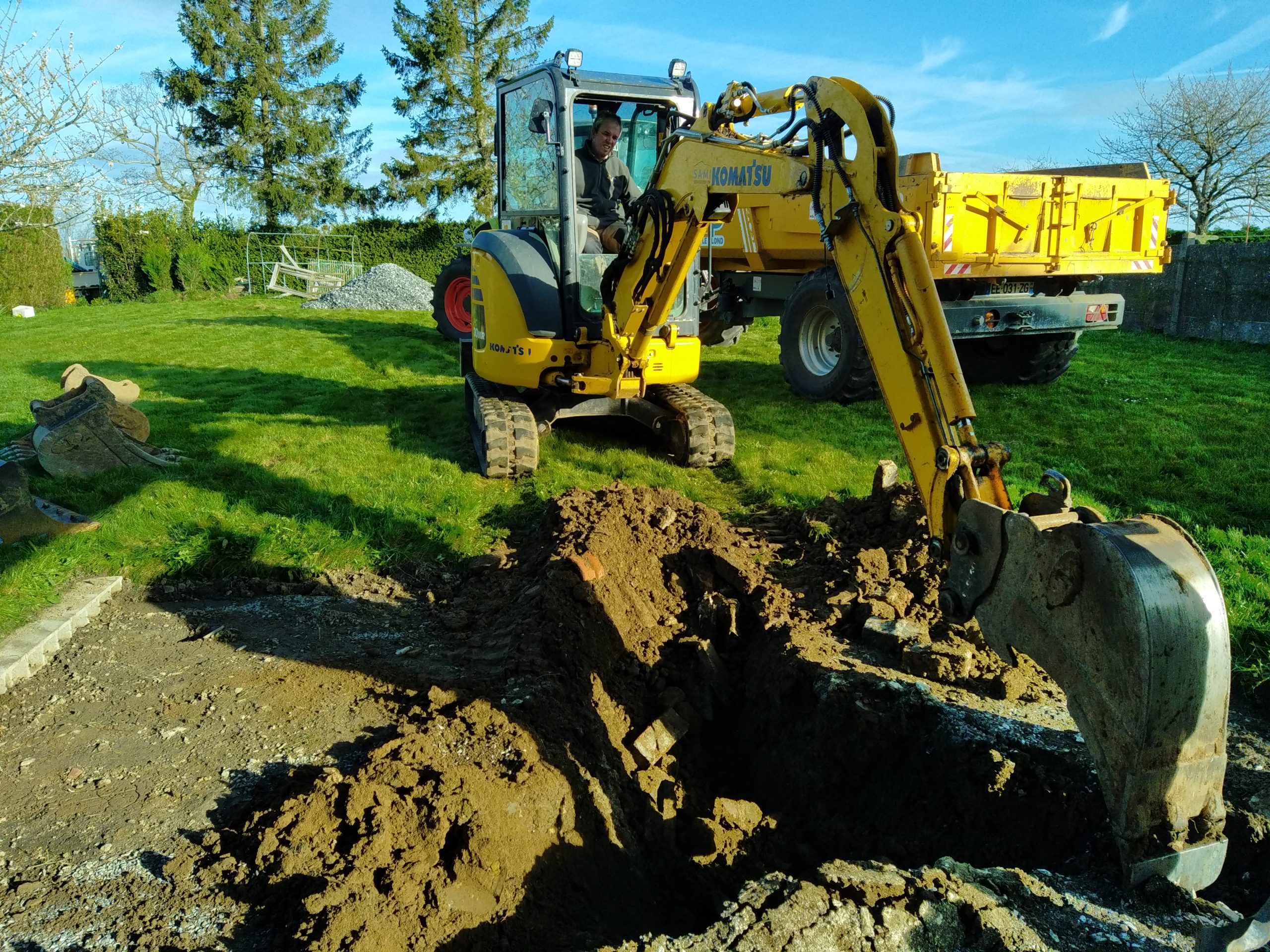 Mise aux normes : Fosse toutes eaux conservée