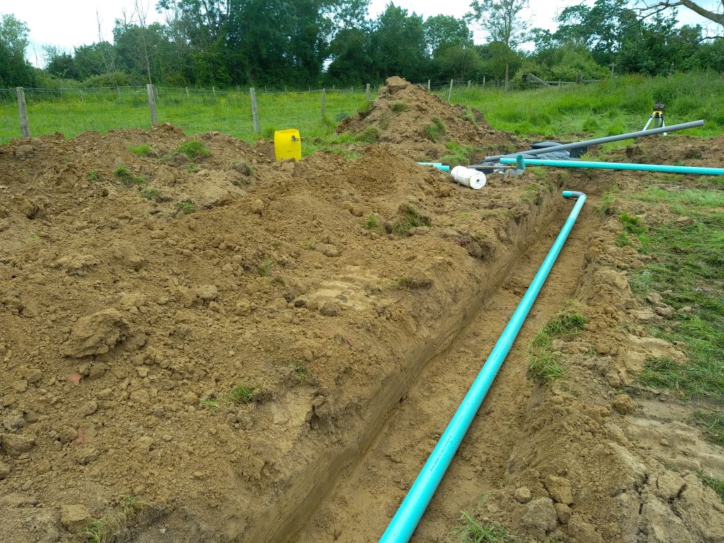 Fosse toutes eaux 6 m3 + Epandage