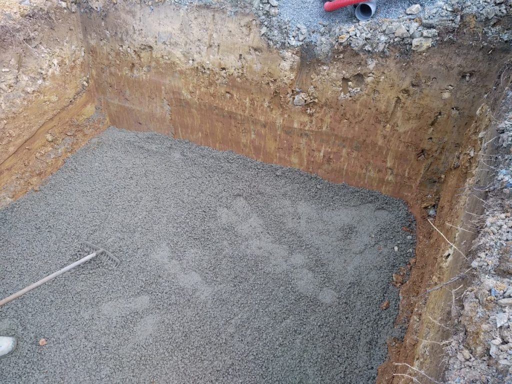 Ancrage béton dans un sol argileux et hydromorphe