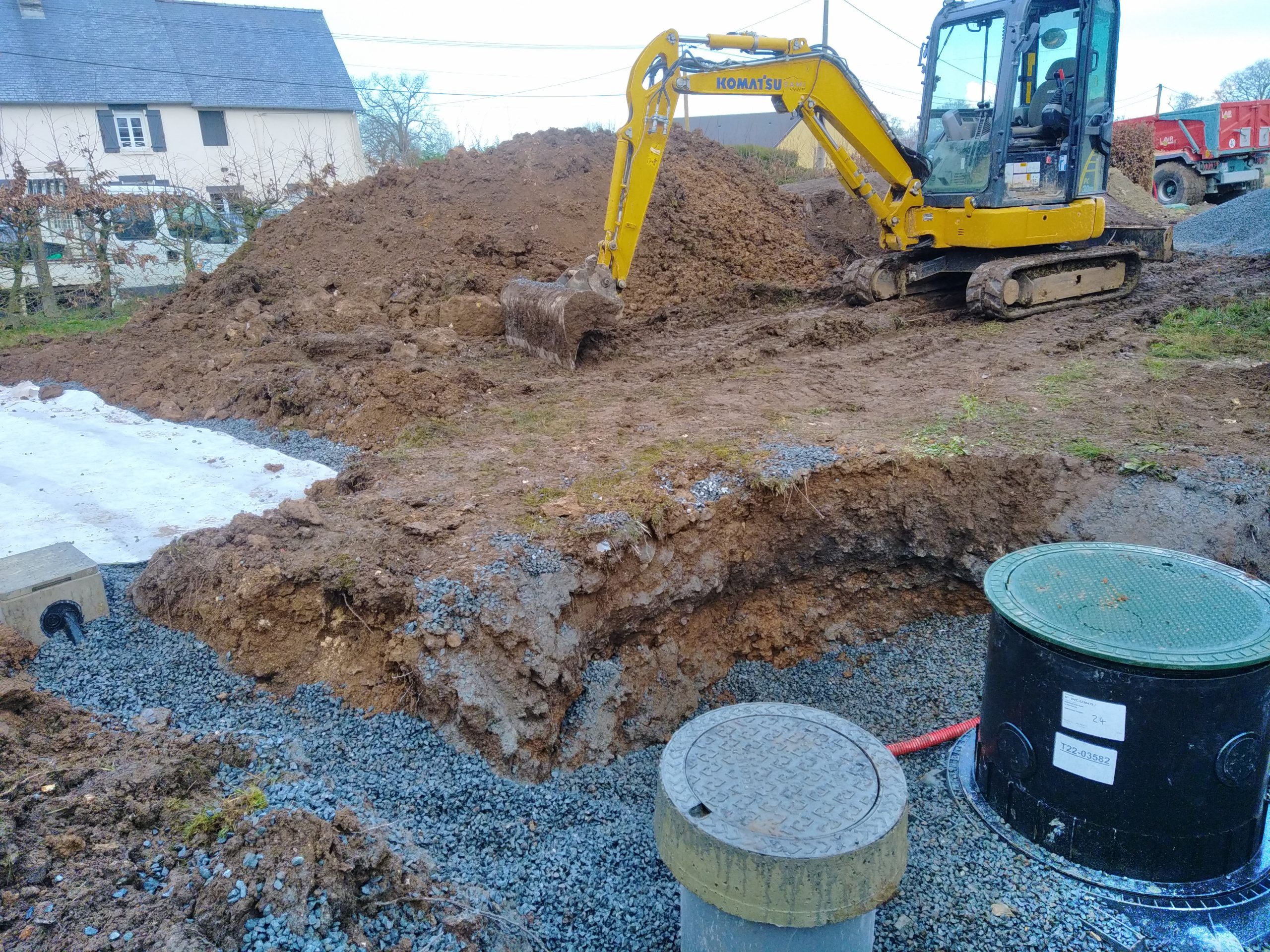 Micro-station + relevage + infiltration