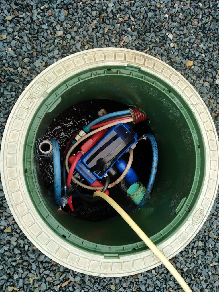 Micro station Graf Klaro Quick 6 EH, après intervention d'entretien