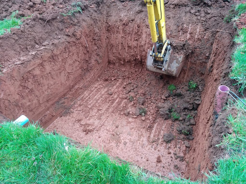 Argile rouge compacte à Le Hommet d'Arthenay