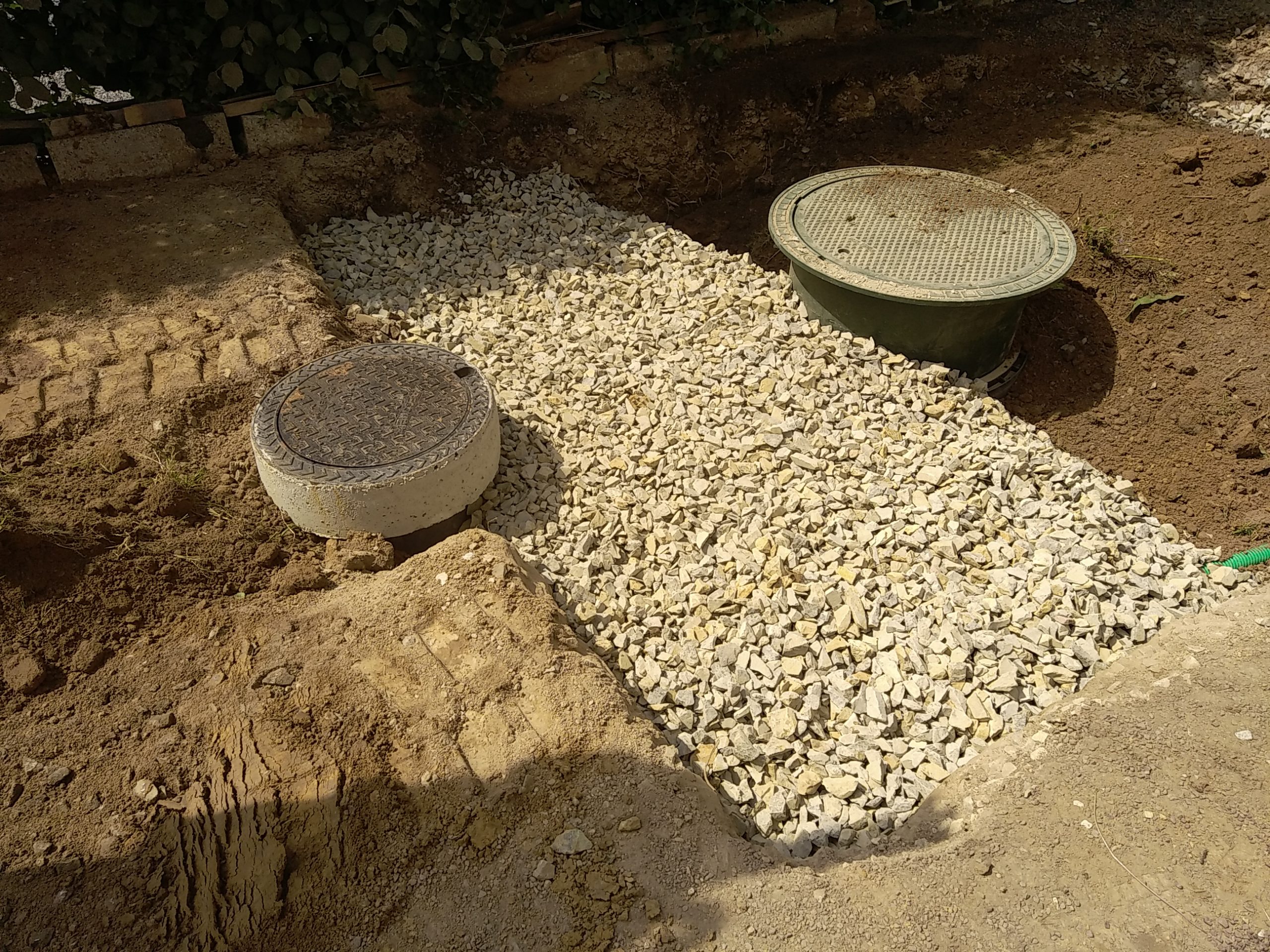 Assainissement avec très peu de place, à Granville