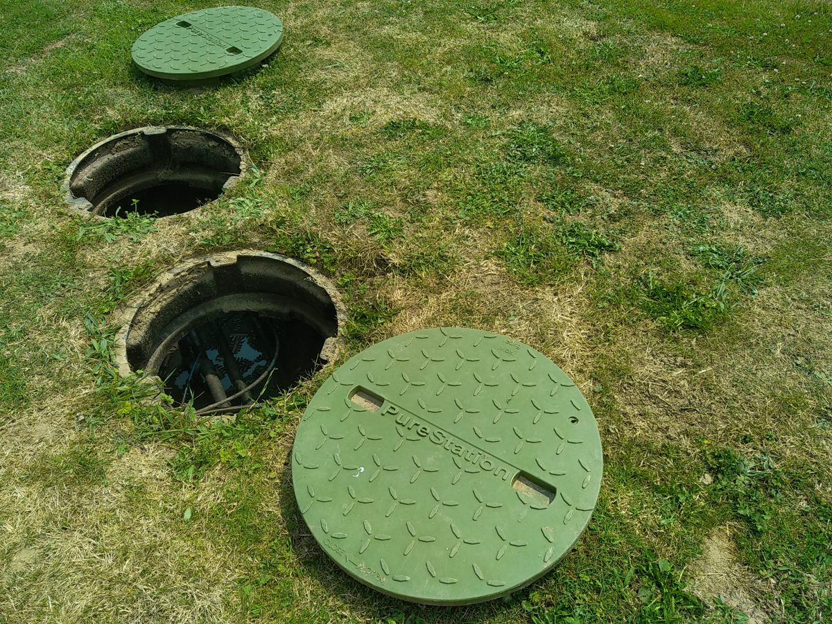 Micro-station Aliaxis Purestation 5 EH Hors service