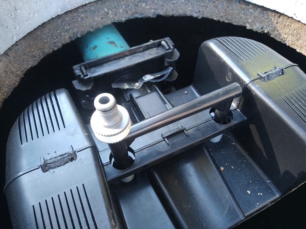 Installation d'un Préfiltre dans une ancienne fosse béton