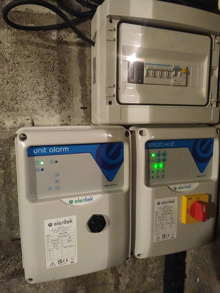 Coffret de protection électrique + Coffret de gestion + Coffret d'alarme