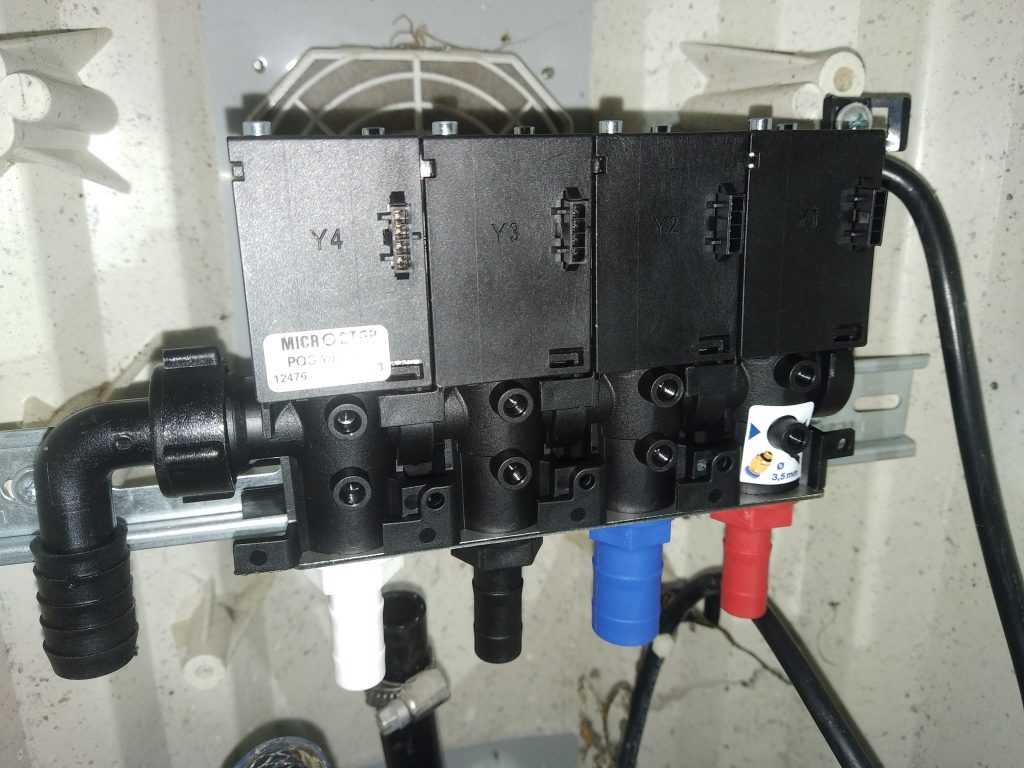 Nouvelle rampe de distribution d'air avec moteurs pas à pas