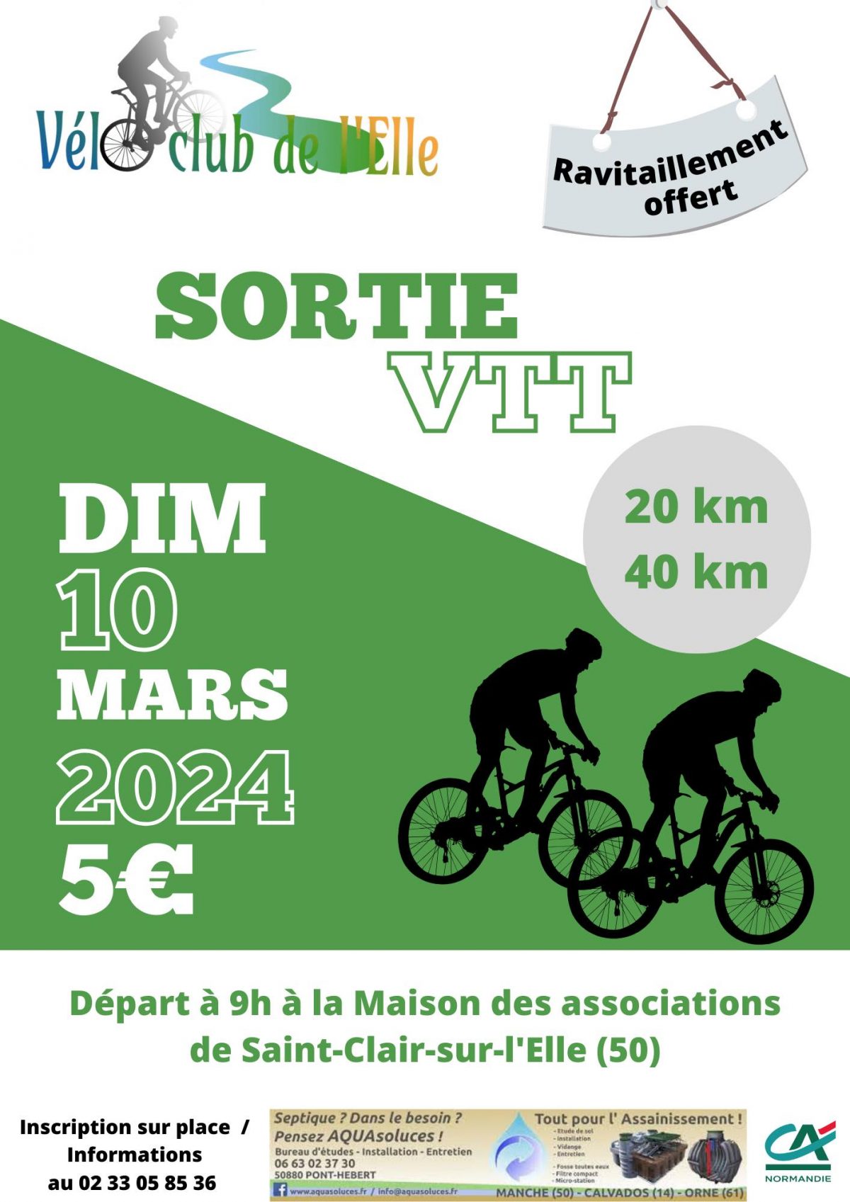 Randonnée VTT le 10 Mars 2024