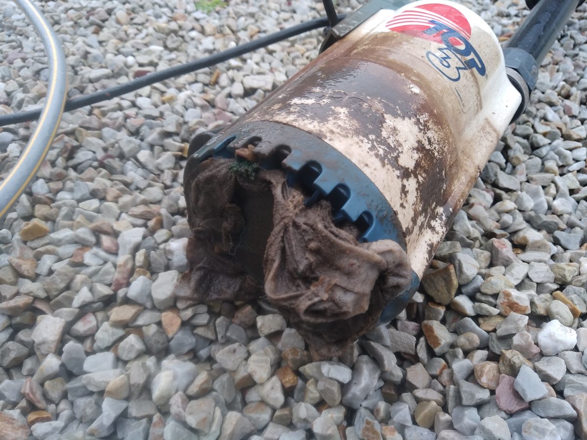 Lingette dans une pompe Pedrollo Top 3 GM