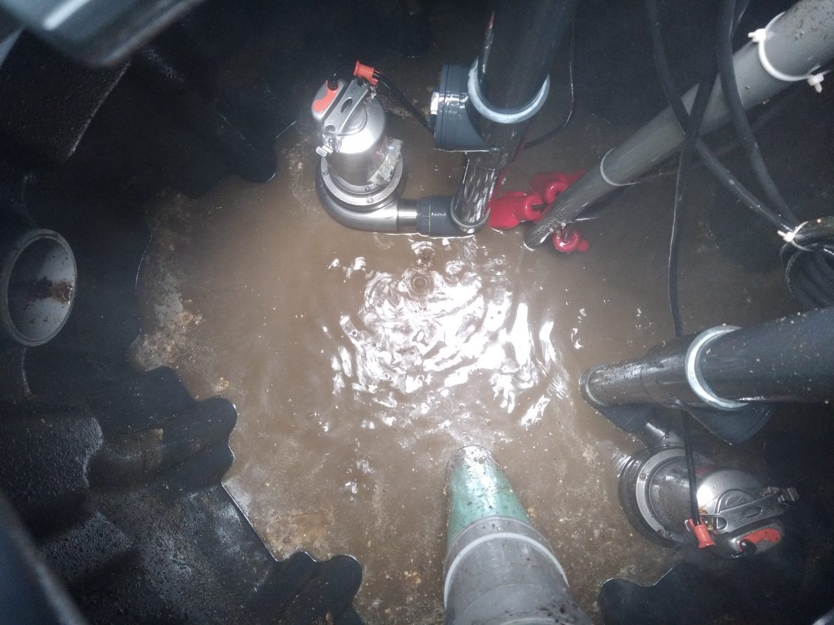 Poste de relevage bi-pompes