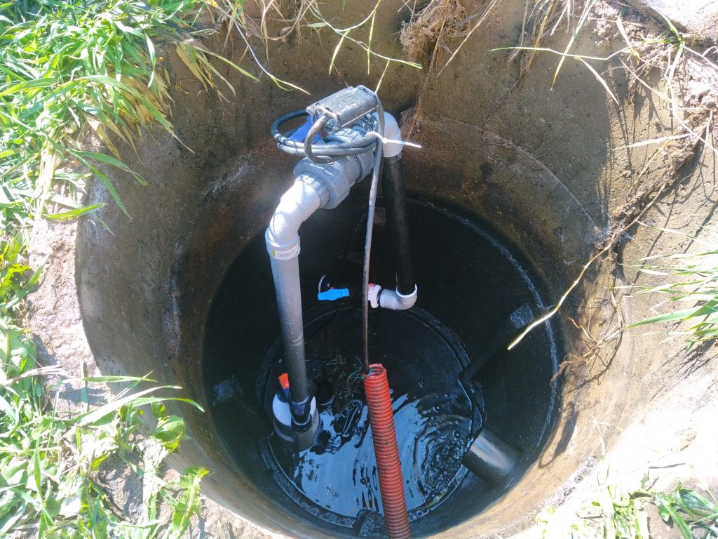 réparation et dépannage d'un poste de relevage auto-construit