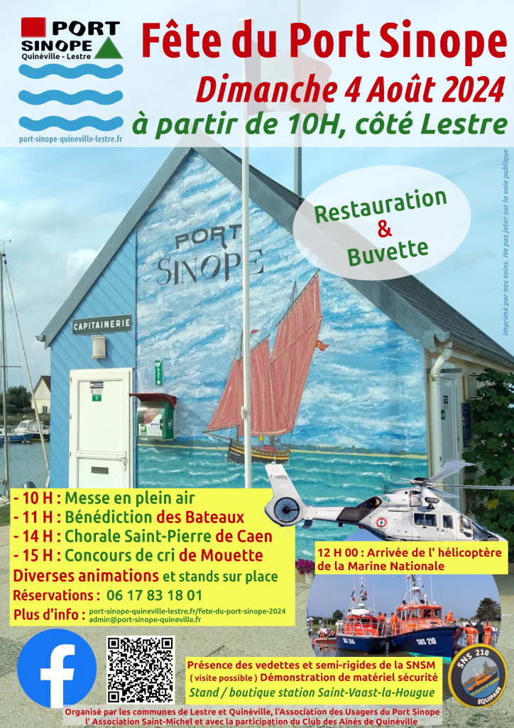 Fête du Port Sinope : Dimanche 4 août 2024