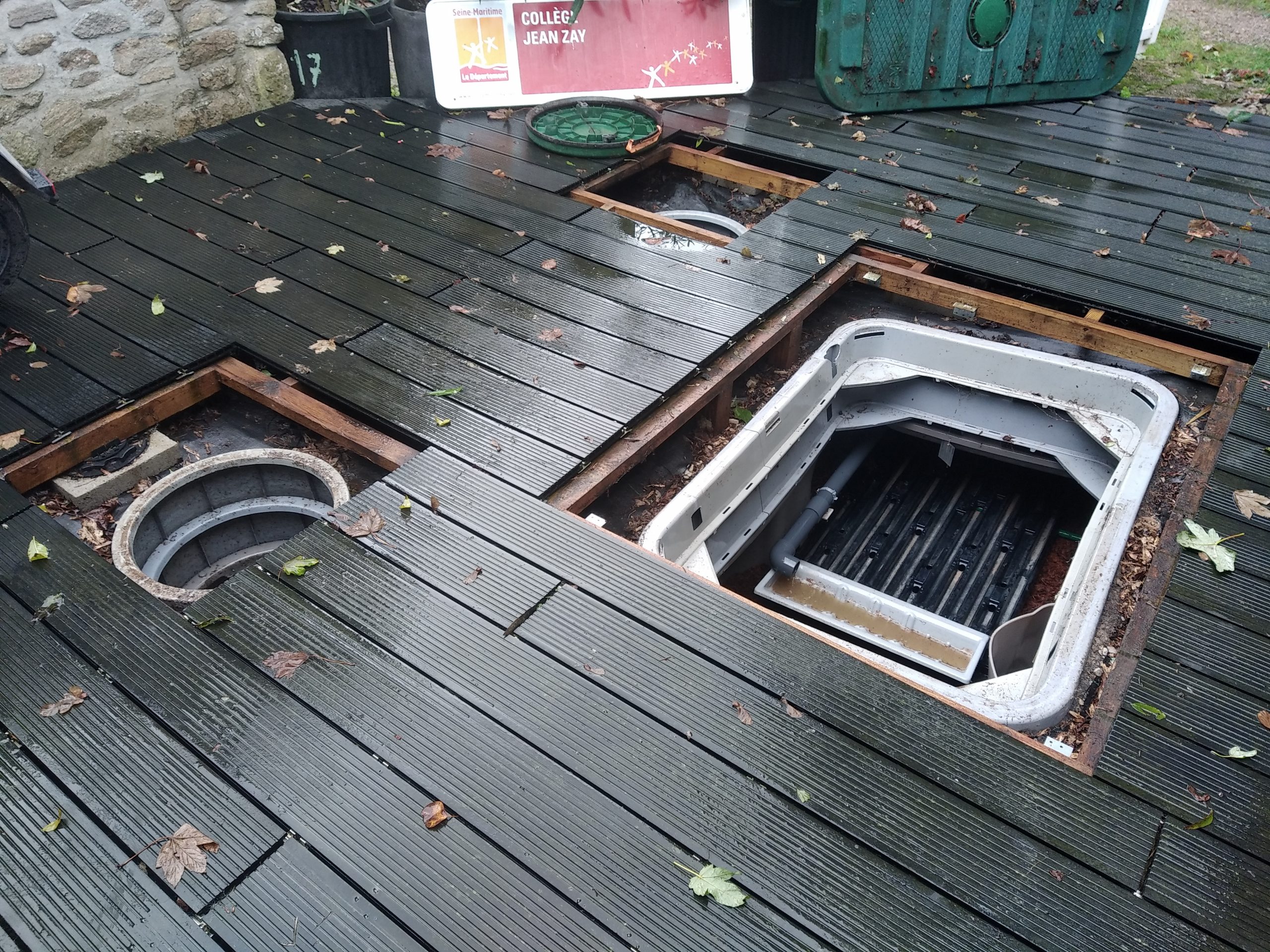 Dissimuler son Assainissement sous une terrasse ?