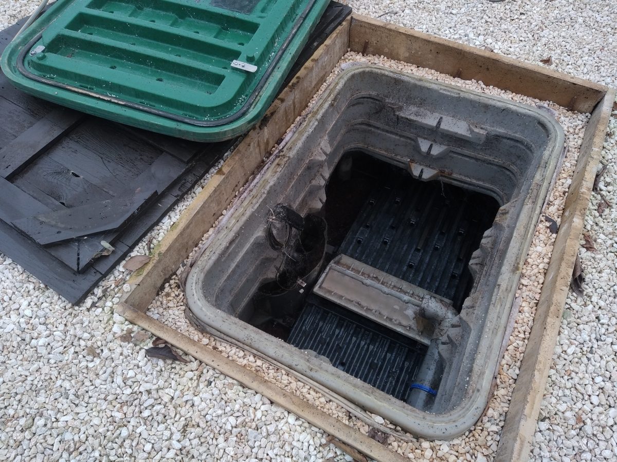 Etat normal d&rsquo;un filtre compact Ecoflo