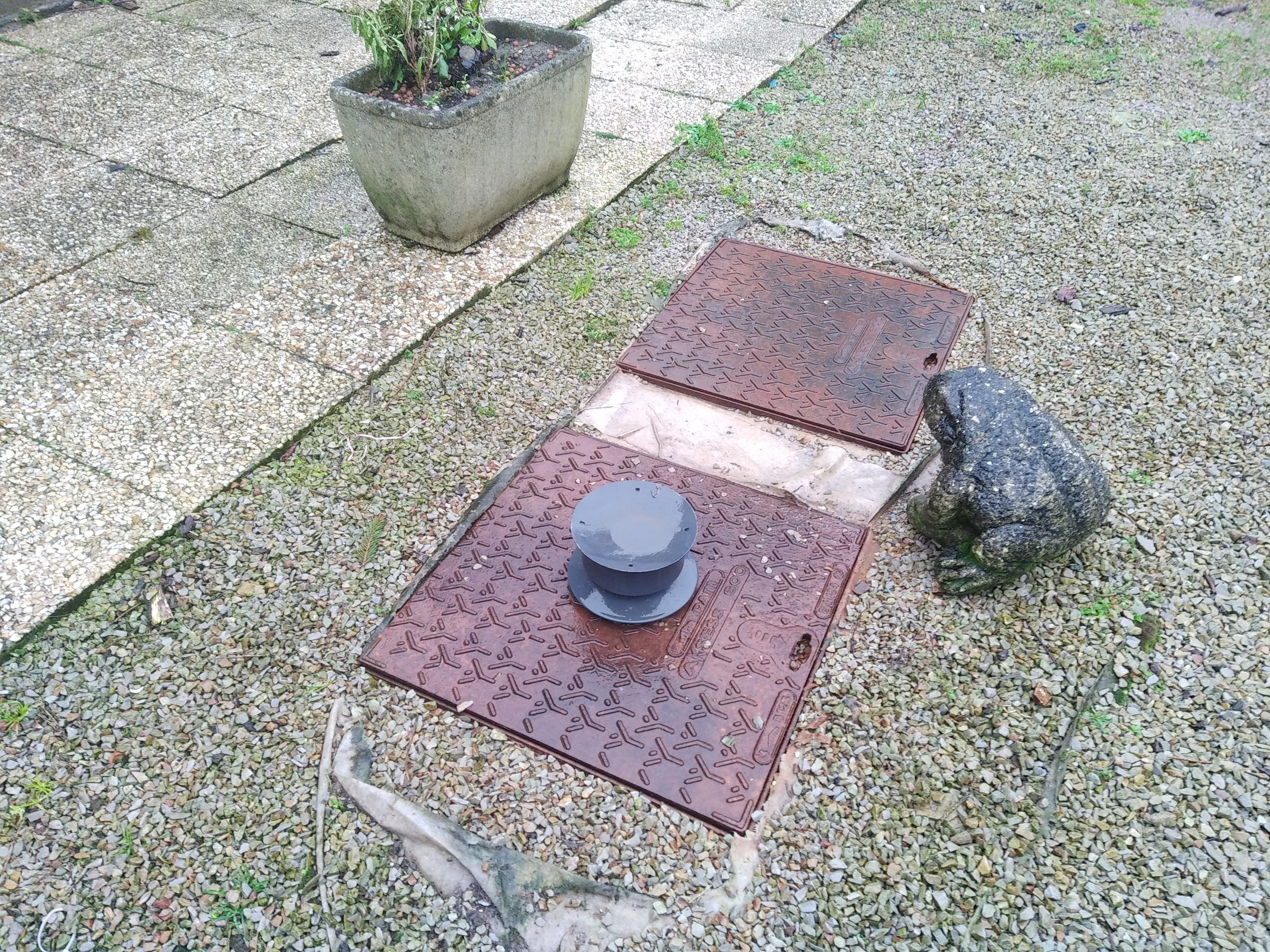Une journée d'entretien sous la pluie