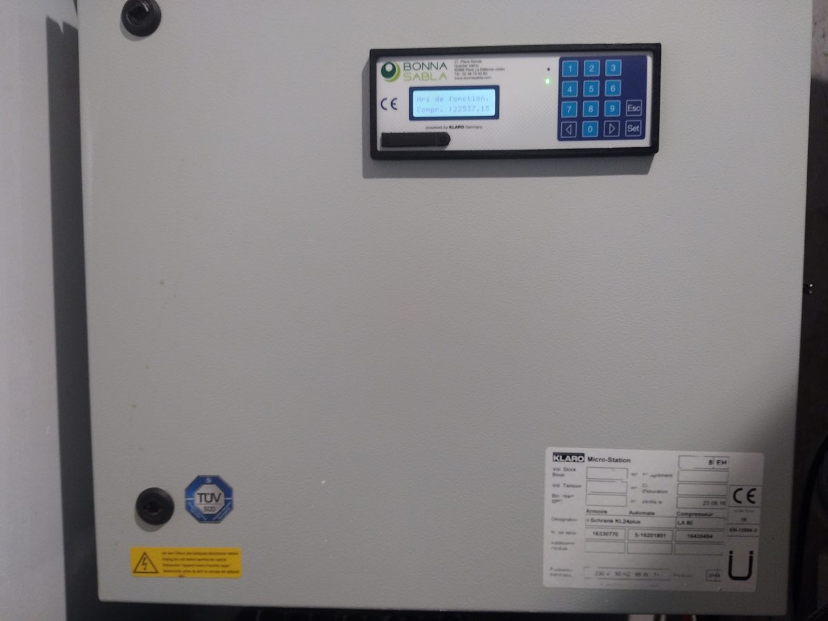 Remplacement d&rsquo;un automate Bonna Sabla Klaro