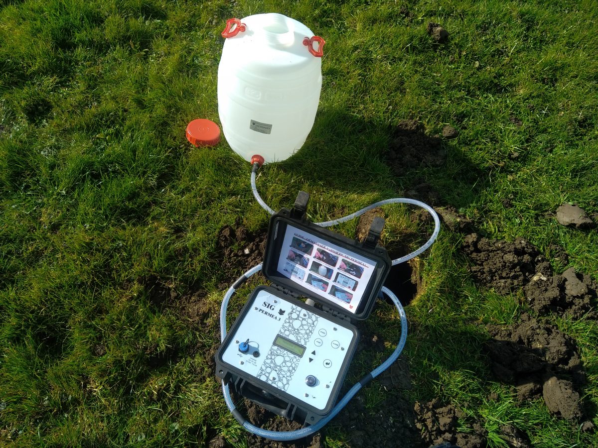 Infiltromètre numérique à niveau constant SIG PERMEA 3