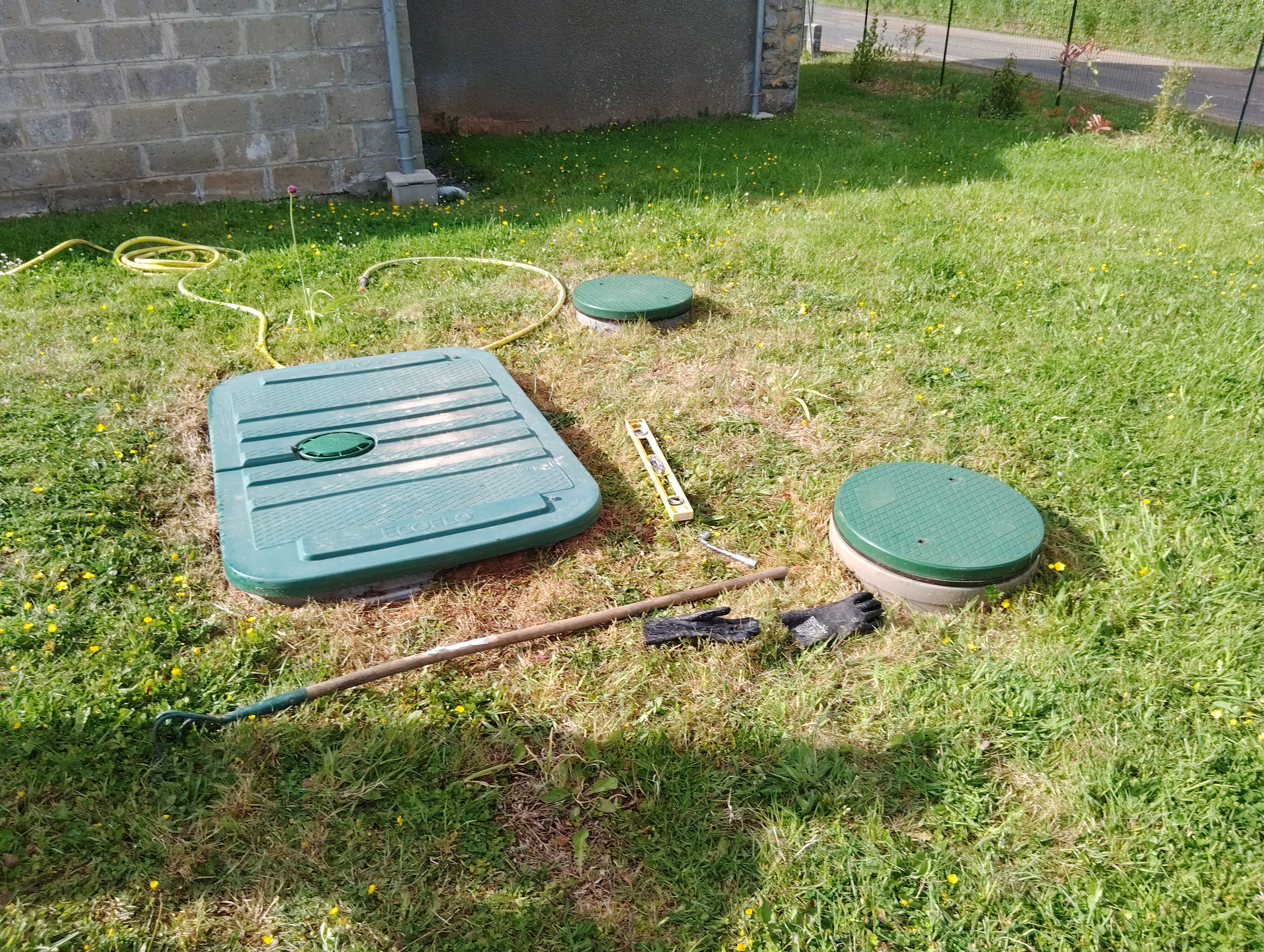 Remise en service et entretien d'un filtre compact Ecoflo