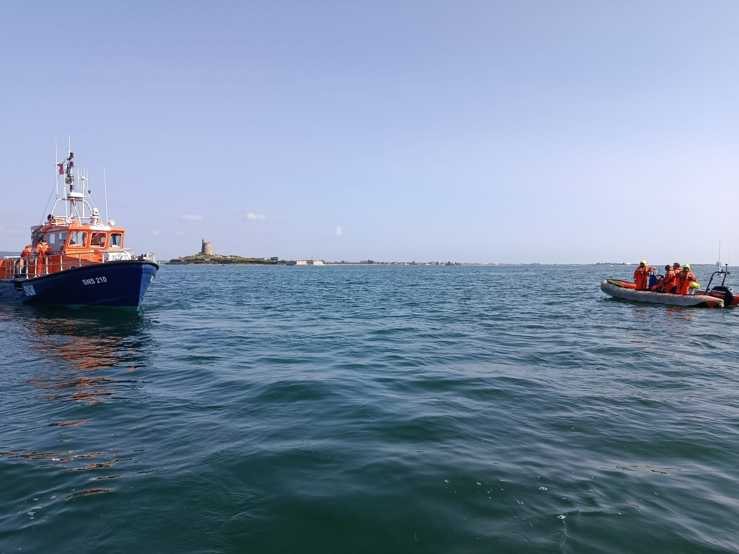 Exercice SNSM avec AQUAsoluces