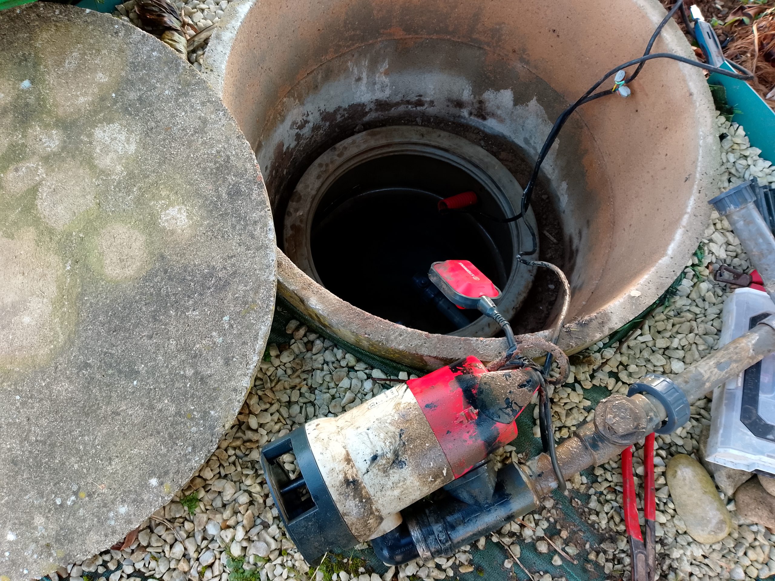 Pompe qui disjoncte : Défaut d'isolement