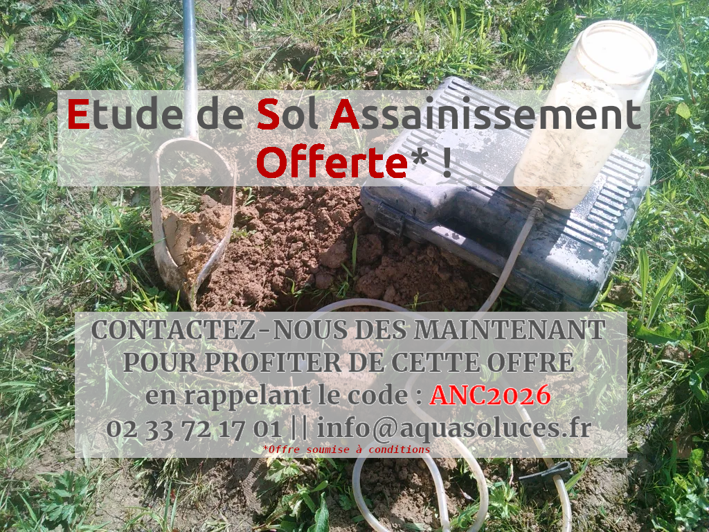 Etude de Sol Assainissement offerte* !