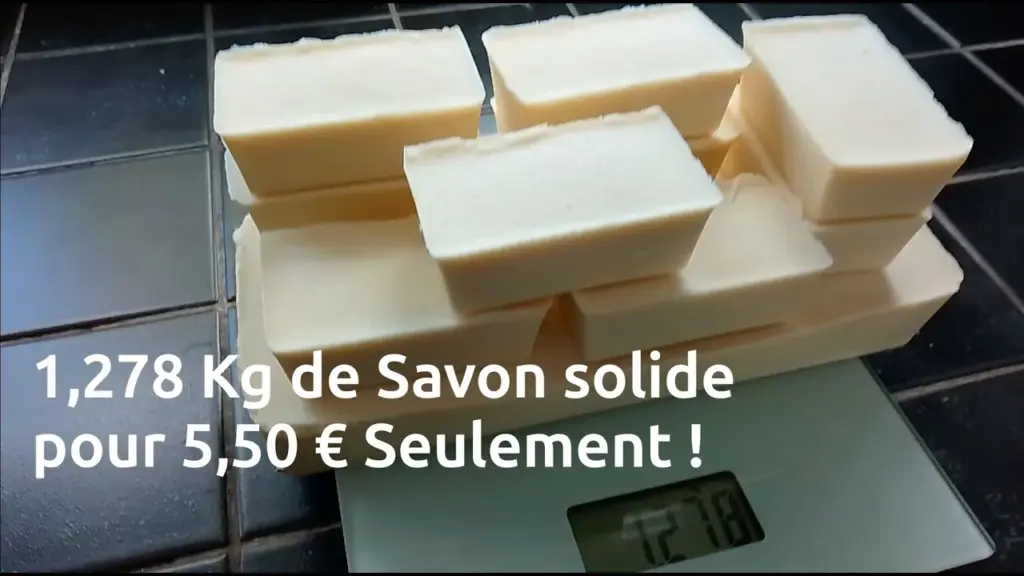 Savon solide fait maison