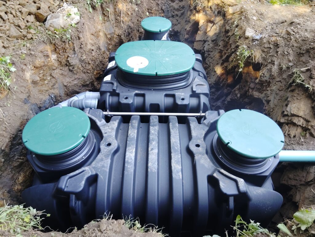 Pose d'un filtre compact Graf easyRock dans la roche