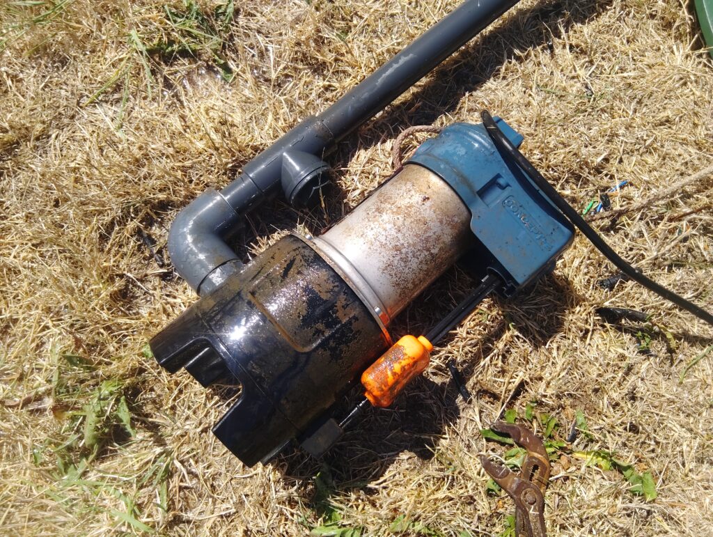Extraction et lavage des pompes